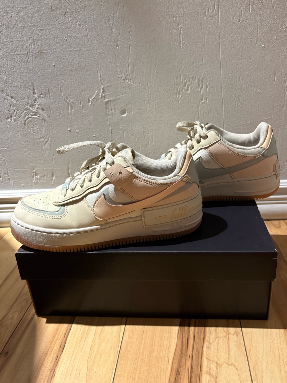 Nike Air Force 1 Shadow Coconut Milk  Women’s  — Cream/Beige